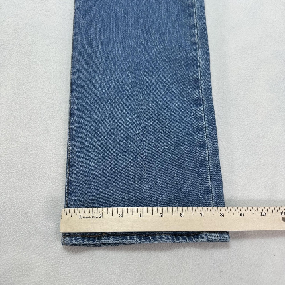 Levi's 501 Jeans Mens 36x31 Blue Regular Straight Denim Button Fly Casual Modern - Picture 13 of 14